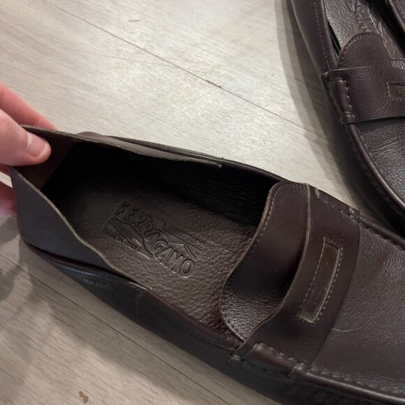 Salvatore Ferragamo Sport House Loafers Size 9.5 Color Brown - Picture 3 of 7